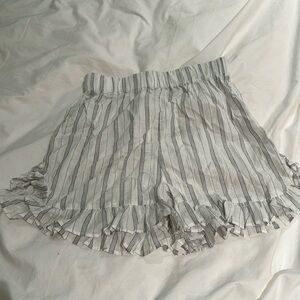 Ganni striped shorts